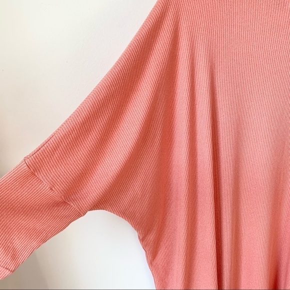 MARONIE Anthropologie Oversized Ribbed Knit Dolman Open Cardigan Medium NEW - Picture 3 of 6